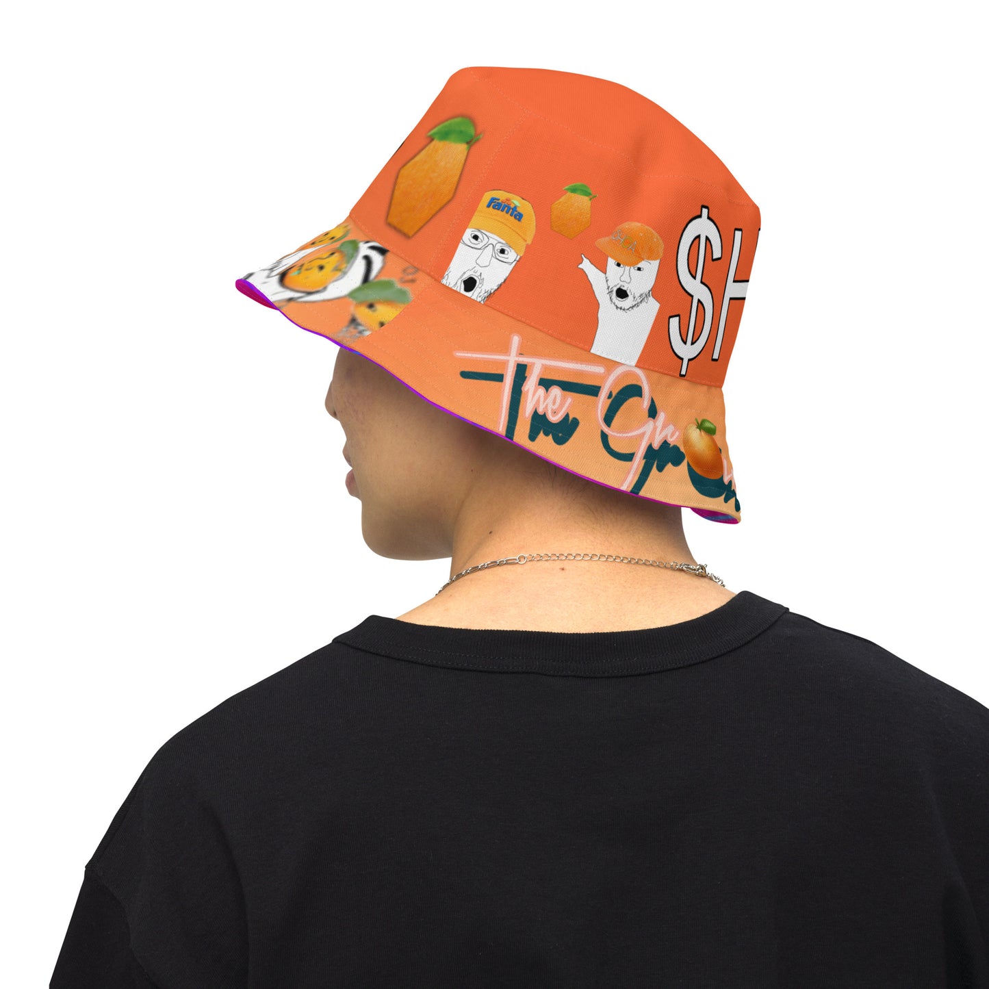 Hex Orange 0%APY/PulseChain Reversible bucket hat