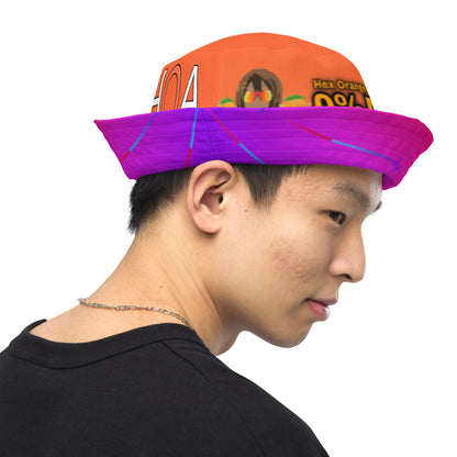 Hex Orange 0%APY/PulseChain Reversible bucket hat